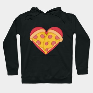 Valentines Pizza Heart Hoodie